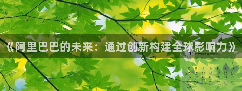 摩登7网站平台登录：《阿里巴巴的未来：通过创新构建全球影响力》