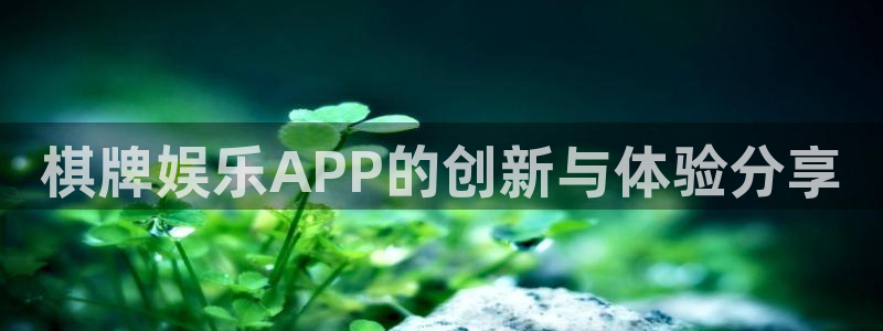 摩登7app最新版：棋牌娱乐APP的创新与体验分享