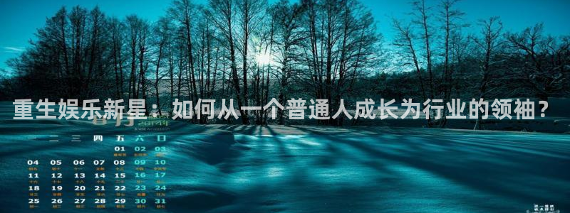 摩登7电子游戏网页版：重生娱乐新星：如何从一个普通人成长为行业的领袖？