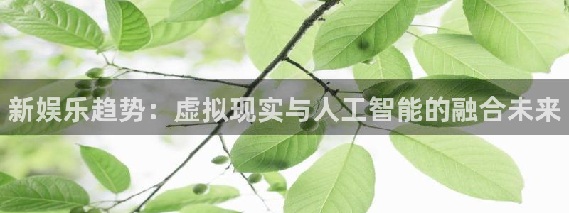 摩登72平台登录：新娱乐趋势：虚拟现实与人工智能的融合未来